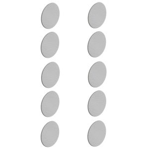Cyclingcolors 10x cache vis autocollant adhésif gris diamètre 18mm x épaisseur 0,5mm tête trou meuble table