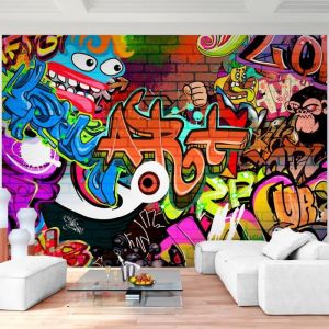 Image de Runa art Tapisserie Papier Peint Intissé 352 x 250 cm 8 Bandes soit 8,8 m2 Photo Mur Pierre Graffiti Décoration Murale 9068011a