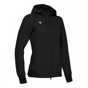 Sweat à capuche zippé femme Macron lyre