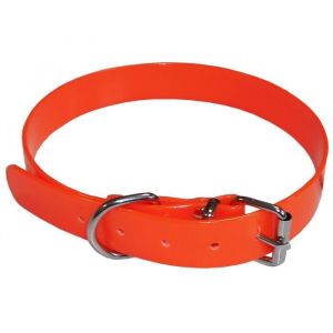 YAGO Collier de chasse - Orange Fluo - Ultra résistant - Pour grand chien