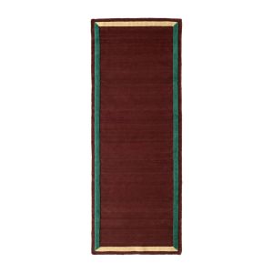 &tradition Tapis Framed AP14 / 90 x 240 cm rouge/violet en tissu