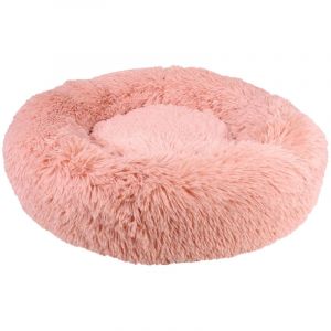Panier Coussin Peluche "Donut" Rose &Oslash;60cm pour Animaux - DONNA - ALTOBUY