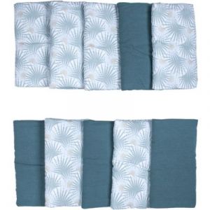 BB & Co Tour de lit modulable et respirant Palmier c&eacute;ladon (pour lits 60 x 120 et 70 x 140 cm)