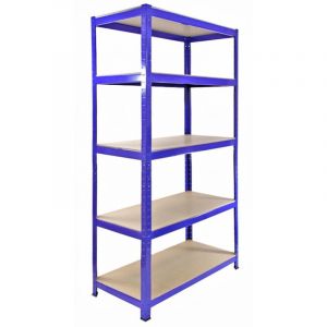 Monster shop Monster Racking - Rayonnage T-Rax en Acier Sans Boulons Bleu 90cm x 45cm x 180cm - Bleu