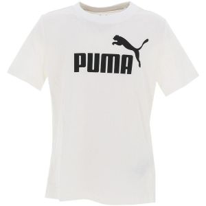 Puma ESS No. 1 Logo Tee G, T-Shirts Fille White,