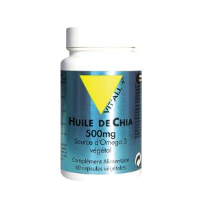 Vit'All + Huile de chia 500mg 60 capsules