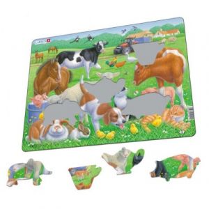 Larsen Puzzle Cadre - Animaux de la Ferme