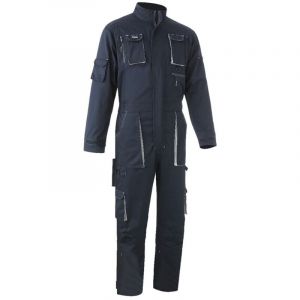 Coverguard Combinaison de travail bleu marine Navy avec Zip taille L