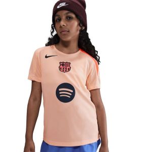 Nike FC Barcelone T-shirt d'Entraînement Dri-FIT Strike 3ème - Rouge foncé/Orange/Bleu Marine Enfant, pointure XS: 122-128 cm - ['Rouge'] - Taille XS: 122-128 cm