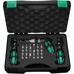 Image de Wera 7440/41/42 Jeu de tournevis dynamométriques Kraftform, 27 pièces - 05074739001