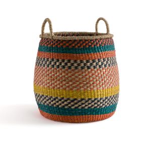 Panier multicolore en rbier, Balia Multicolore Taille Taille Unique