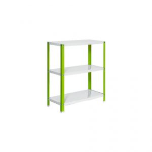 Simon Rack Etag&egrave;re 3 niveaux 300 Kg L. 800 x Ht. 900 x P. 400 mm KIT HOMECLASSIC COLOR MINI 3/400 VERT/BLANC - G02100204908043 - Simonhome