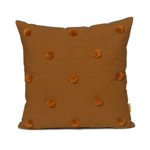 Ferm Living Coussin Dot 48x48 cm Sugar kelp-mustard