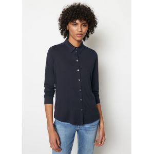 Marc O'Polo Chemisier en jersey - Couleur bleu - Taille Xs