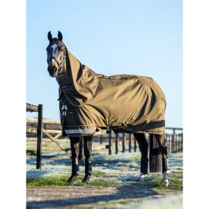 Lemieux Couverture d'extérieur pour cheval imperméable avec couvre-cou Arika Ripstop 100g