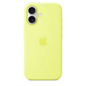 Apple Coque iPhone 17 en silicone avec MagSafe - Jaune Néon