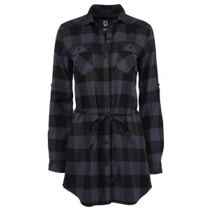 Brandit Robe chemise manches longues femme Lucy