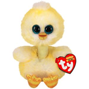 Ty Beanie Boo's - Peluche Benedict le Poussin 37400, Jaune, 30 cm