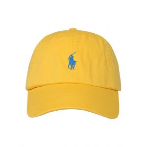 Ralph Lauren Casquettes Classic Sport Cap Par Polo Jaune