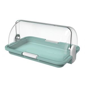 Biesse Boîte a Pain et Fromage avec Ouverture Double, Vert