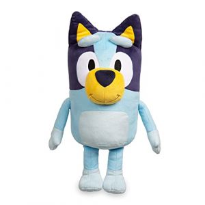 Famosa Bluey – Jumbo Plush de 40 centimètres, Peluche Chiot Bluey de Couleur Bleue, comme dans la Série Enfants, Doux et Doux, pour Embrasser et accompagner Vos Enfants, Célèbre (BLY05000), Talla única