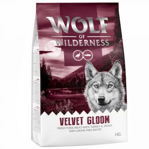 Wolf of Wilderness Velvet Gloom dinde, truite - sans céréales - lot % : 5 x 1 kg