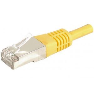 Image de Dexlan 859560 - Cordon réseau RJ45 patch FTP Cat.6a 15 cm