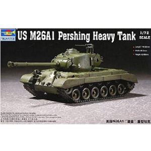 Trumpeter TR07286 - Maquette char US M26A1 Pershing 1950 - Echelle 1:72