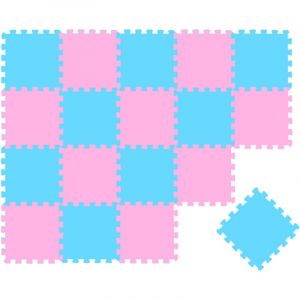 LittleTom 20 Tapis de Sol épais - Bébé et Enfant dès 0 Mois 30x30 Dalles Puzzle Carré en Mousse EVA