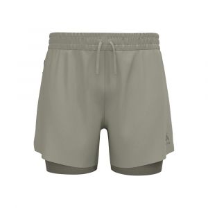 Image de Odlo Zeroweight 5in 2in1 Short De Running Hommes - Gris, Taille L