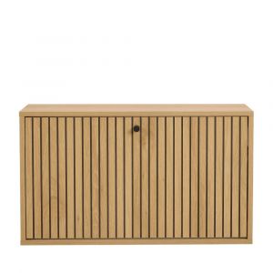 DRAWER Meuble &agrave; chaussures mural en bois L71,6cm - Bois clair - Storo