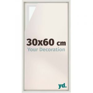 Your Decoration - Cadre flottant - Blanc Mat - Cadre en caisse am&eacute;ricaine pour toile sur chassis - MDF - Lyon
