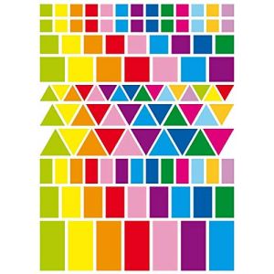 CTOP Gommettes mix géometriques de 1 à 4 cm x 324 pièces