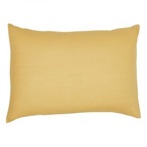 Today Taie d'oreiller Essential - 50 x 70+5 cm - 100% Coton uni - Ocre