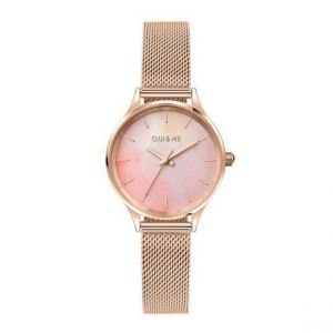 Montre femme Oui & Me ME010272 - Bracelet Milanais Acier Rose
