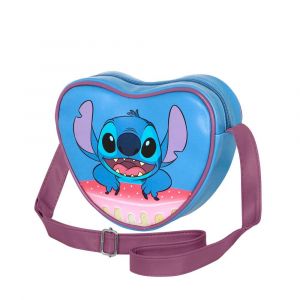 Karactermania Sac à Bandoulière Coeur Casual - Disney Lilo et Stitch Cake - Bleu - Taille Unique