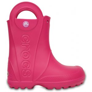 Crocs Handle It,Bottes de Pluie,Mixte Enfant,Rose (Candy Pink), 27/28 EU