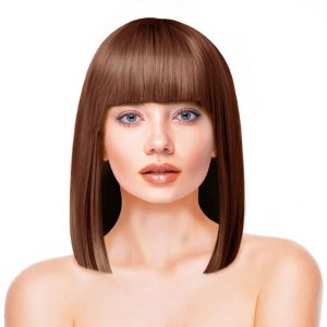 Ruedelafete Perruque Crazy chatain