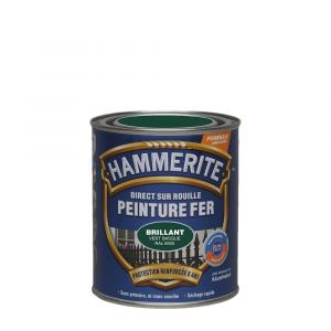 Hammerite Peinture fer Direct sur Rouille Brillant Vert Basque 0,75 L
