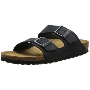 Birkenstock Arizona - Sandales (&eacute;troit) - Homme - Noir (Black) - 45 EU