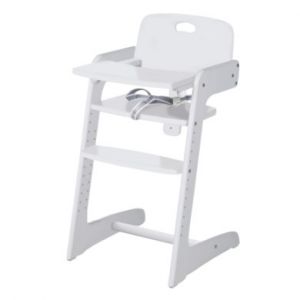 Image de Roba Chaise haute enfant évolutive Kid Up bois, blanc