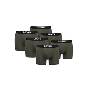 Image de Levi's Lot de 6 boxers pour homme 905001001, kaki, M 905001001 6P