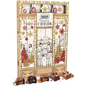 Nestlé Calendrier De L'avent Chocolat Noir Et Au Lait Les Recettes De L'atelier - Le Calendrier De L'avent 279g