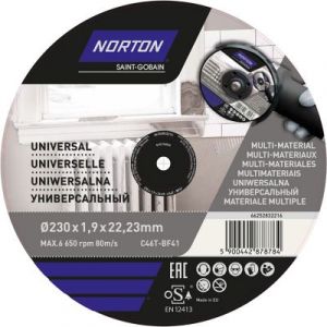 Norton clipper Disque de coupe multi 230x1,6x22,2 mm