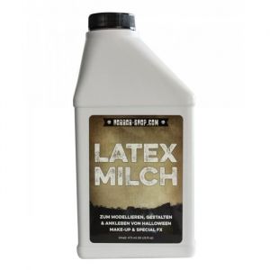 Bouteille de latex liquide comme le lait de latex