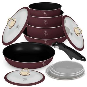 Batterie de cuisine en titane 12 pièces Berlinger Haus BH-8250 Leonardo