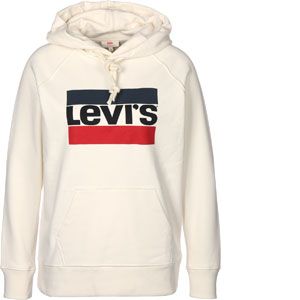 Image de Levi's 35946 - Sweat a Capuche - Femme - Blanc (White 0001) - XS