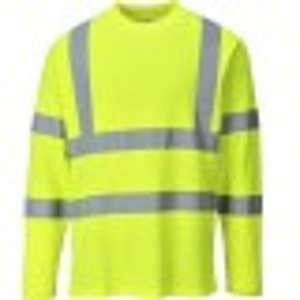 Portwest Tee Shirt Haute Visibilité manches longues Jaune M
