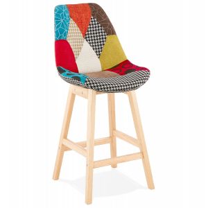 Alter Ego Tabouret snack mi-hauteur 'CUPIDON MINI' style patchwork