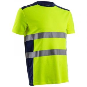 Coverguard T-shirt de travail manches courtes haute visibilité NEKKI - Jaune Fluo XL - 52/54